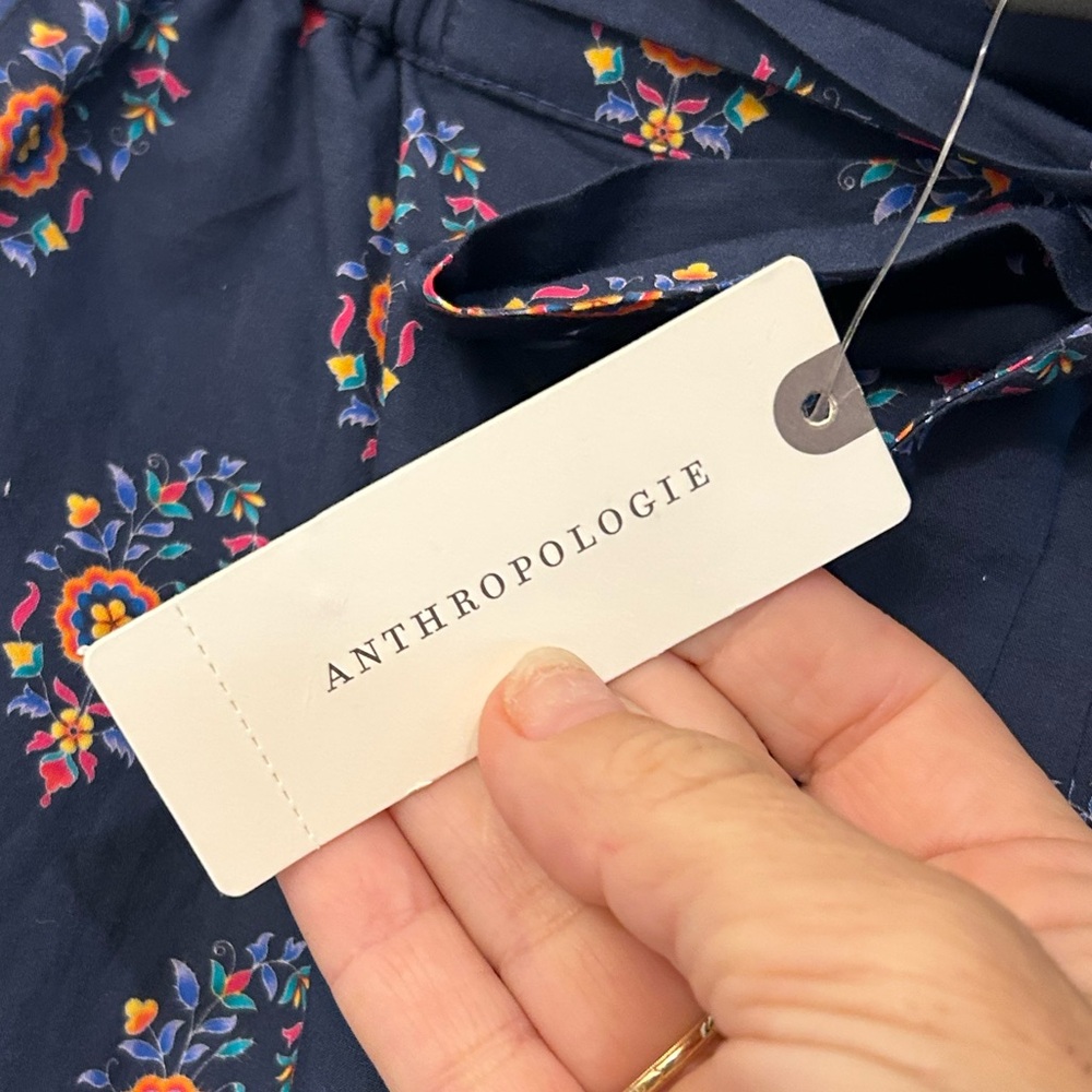 NEW Anthropologie Tanvi Kedia Colorful Bohemian Wide Leg Pants size XS NWT - Picture 11 of 12